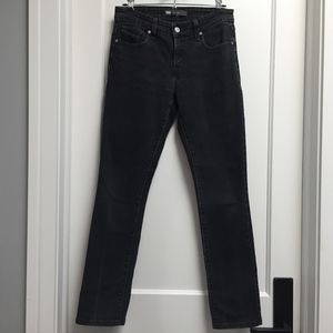 Levi's Mid-Rise Skinny Washed Black